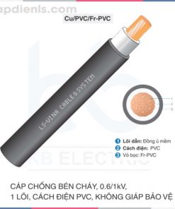 Cáp chống bén cháy LS VINA 0.6_1kV 1c Cu_PVC_Fr-PVC capdienls.com